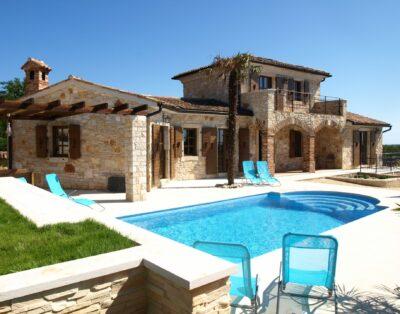 Luxury Villa in Istria, Croatia With Private Heated Pool And Safety Cover.