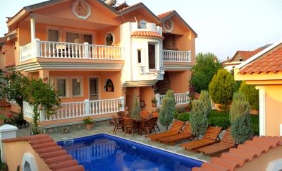 Self catering holiday villa for rent in Dalyan Mugla Lycian coast Turkey